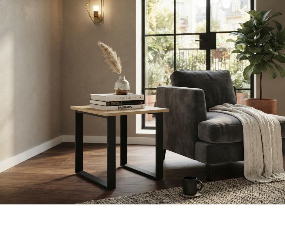 Bronte End Table - Natural Oak Finish