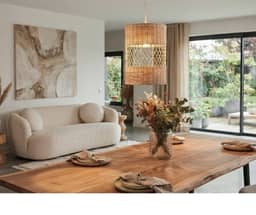 Kelly Pendant Lamp - Natural Rattan