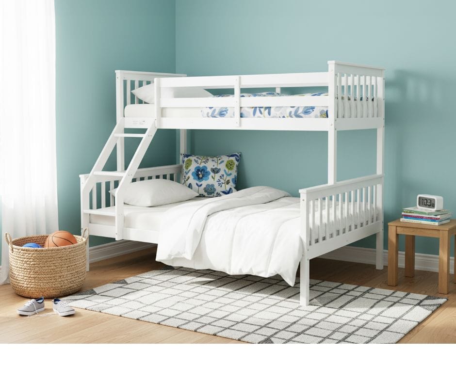 Glebe Single Over Double Bunk- White