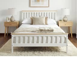 Glebe Pine Wood Bed - Double
