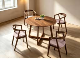Maya Dining Table - Walnut