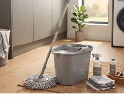 15L Bucket with Wringer - Grey