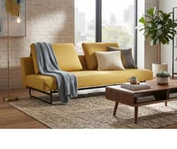 Kandy Sofa Bed - Yellow