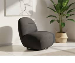Mars Swivel Chair - Dark Grey