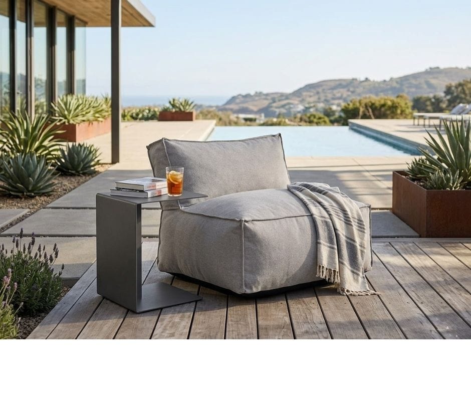Noosa Outdoor Lounge -Seat - Light Taupe