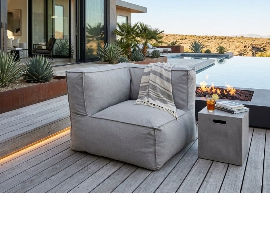 Noosa Outdoor Lounge - Corner - Light Taupe
