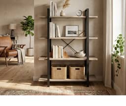 Zetland Bookshelves 4-Tier