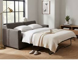 Philipe Commercial Fabric 2.5 Seater Pull Out Sofa Bed with Double Mattress