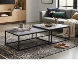Venus Coffee Table Set - Grey