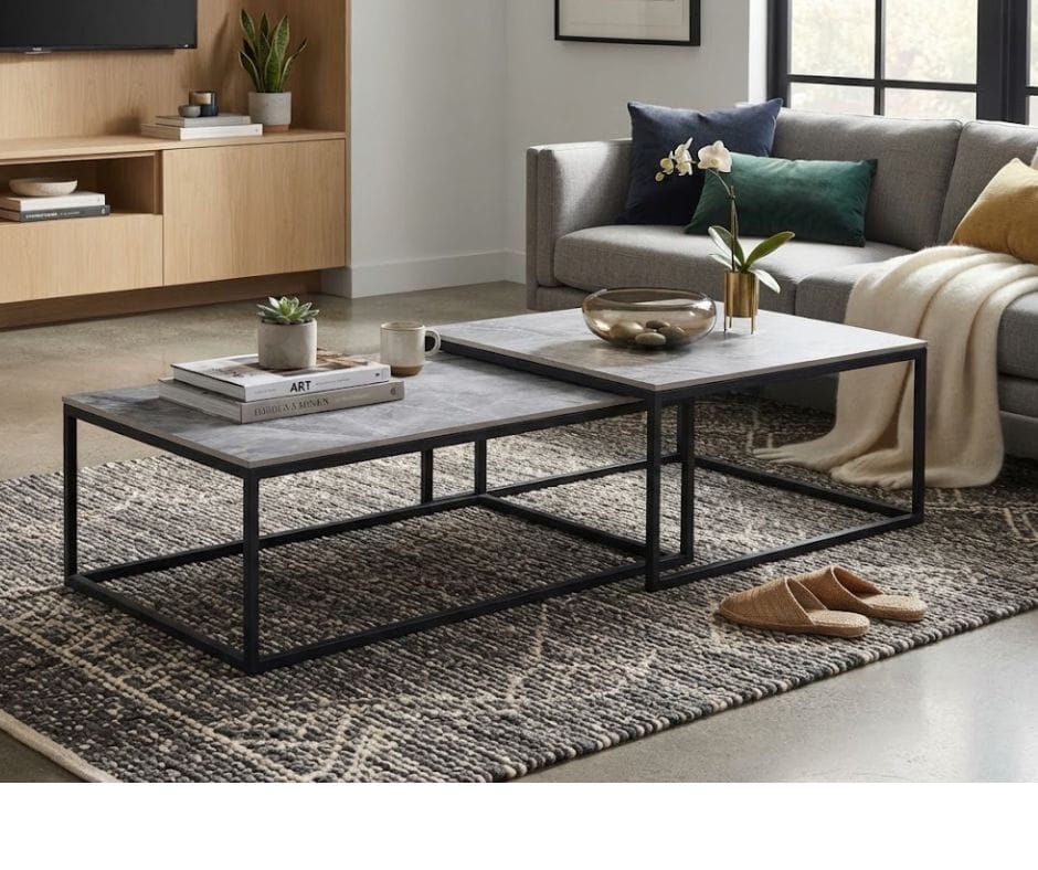 Venus Coffee Table Set - Grey
