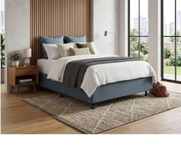 Walter Bed Base Double - Dark Grey