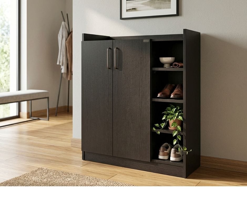 Redfern Shoe Cabinet - Black