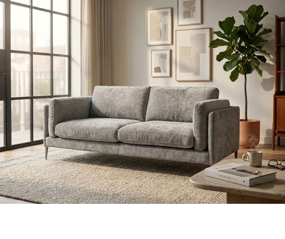 Emma 3 Seater Sofa - Grey
