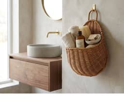 Tanah Hanging Pear Shape Basket Set of 2