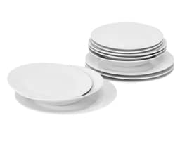 White 12 Piece Dinner Set