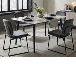 Yarra Dining Table 1400mm - Ceramic Grey