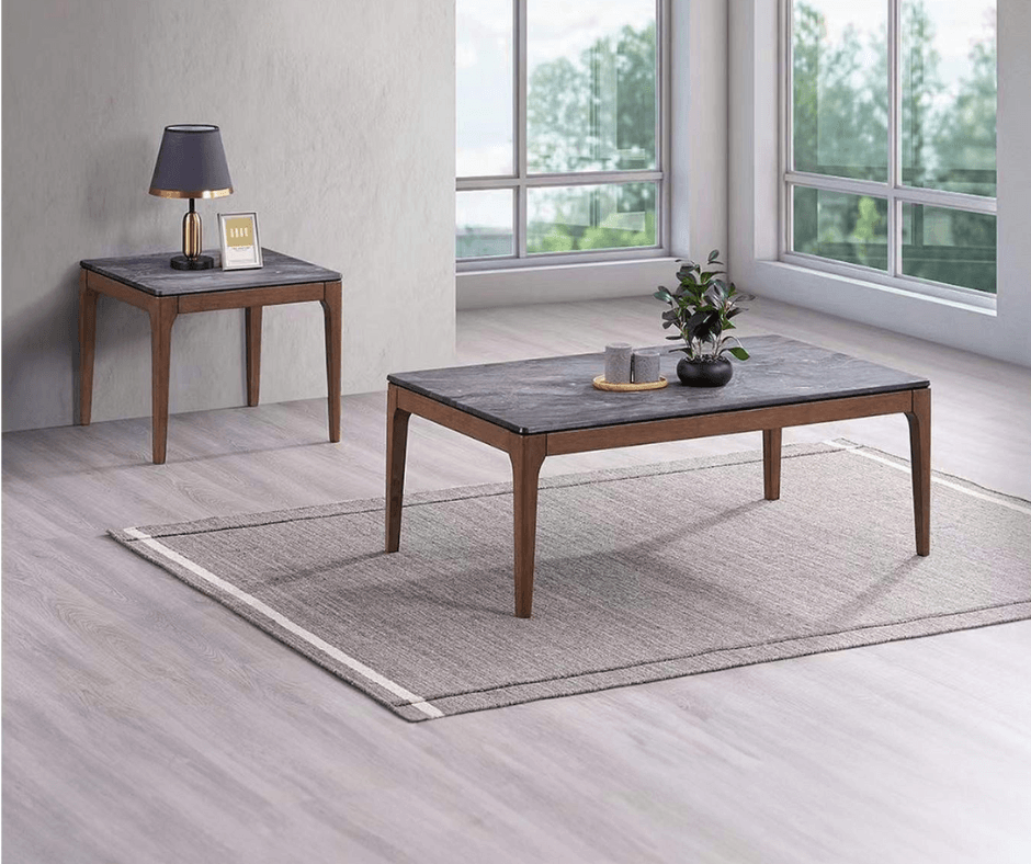 Elaine Coffee Table - Walnut Finish