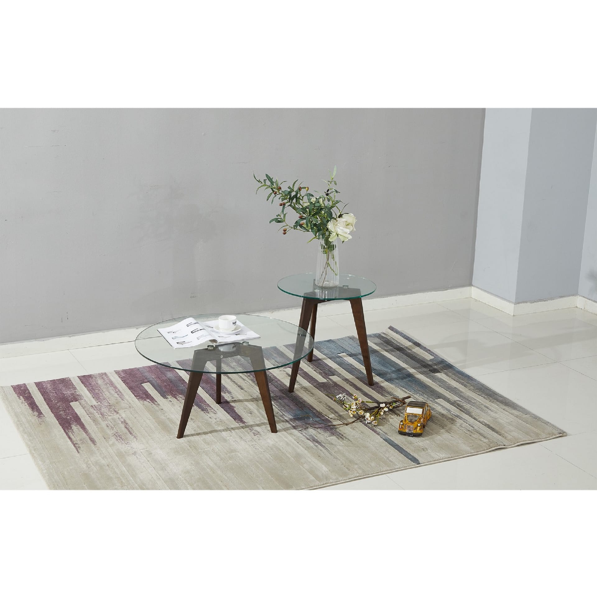 Sophia End Table 500 - Classic Dark Timber Finish