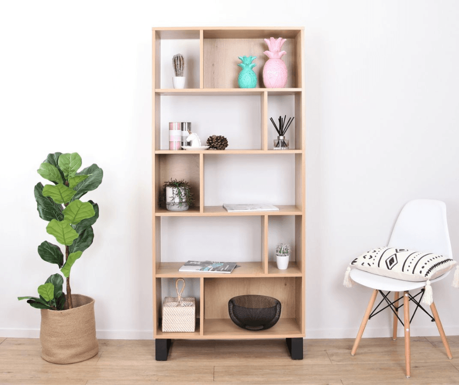 Bronte Bookcase - Natural Oak Finish