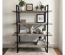 Zetland Bookshelves 4-Tier
