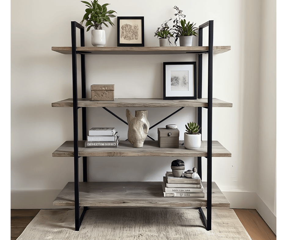 Zetland Bookshelves 4-Tier