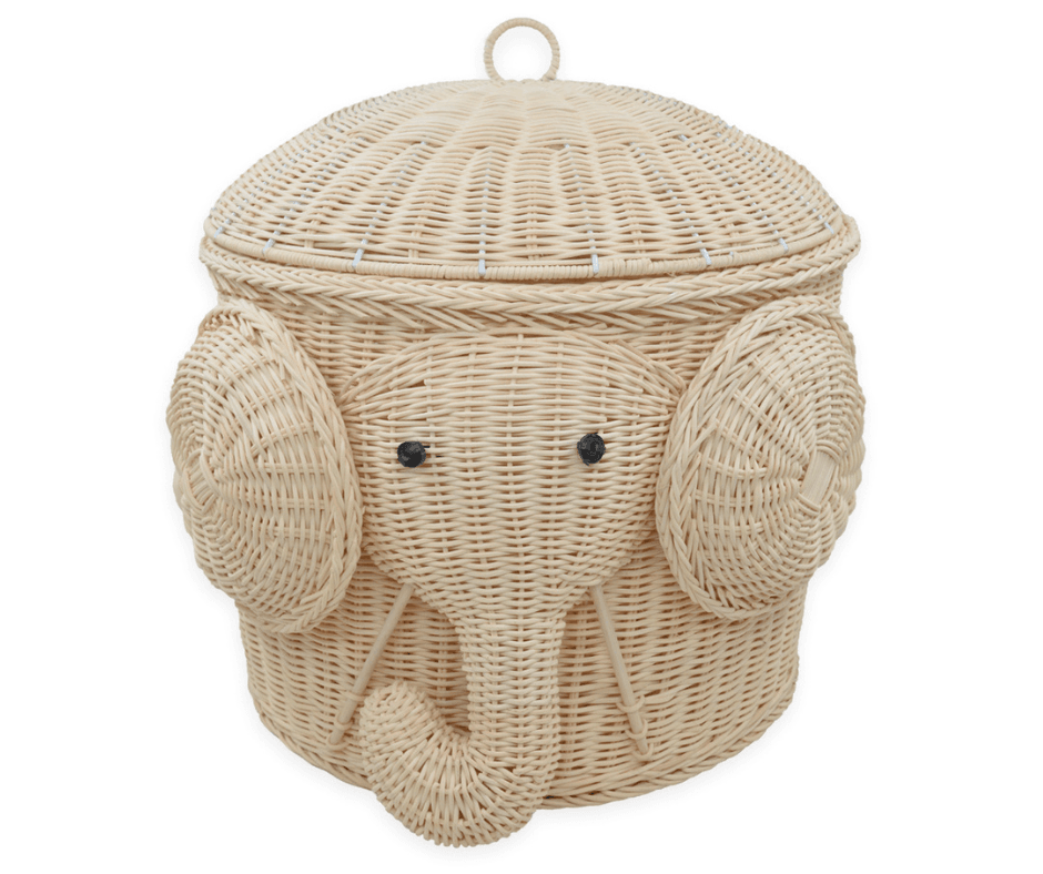 Kelly Laundry Basket - Rattan Finish