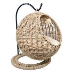 Picture of Kelly Oval Pet House handmade and Natural Rattan