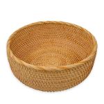 Picture of Kelly Round Storage Basket set of 3 Handmade" and "Natural rattan 