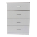 Picture of Redfern 4 Drawers Chest - White