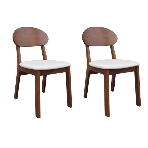 Picture of Gordon Set of 2 Walnut Dining Chair