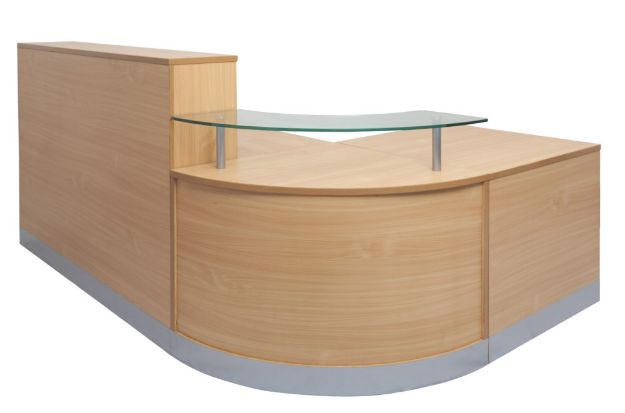 Picture of Flow Reception Counter - Beech Only