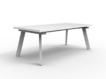 Picture of Eternity Rectangular Coffee Table - 600 D x 1200 W x 450 H mm Natural White - White Satin 