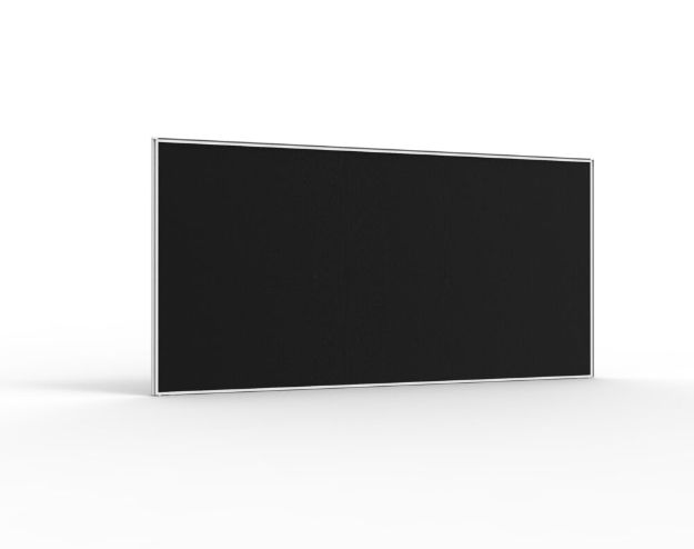Picture of Shush30+ Desk Mounted Screen - 1200 mm White Frame & Black Screen