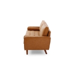Picture of Coogee Brown 2.5 Seater Faux Leather Sofa