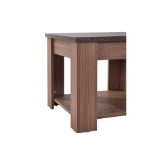Picture of Adam Grey and Walnut End Table