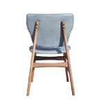 Picture of Elaine Set of 2 Blue and Walnut Dining Chair