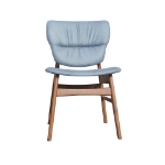 Picture of Elaine Set of 2 Blue and Walnut Dining Chair