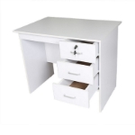 Picture of HEQS Redfern 0.9M Study Desk with 3 Drawers-White
