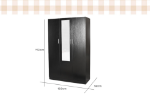 Picture of Redfern 3 Doors Combo with Mirror - Black