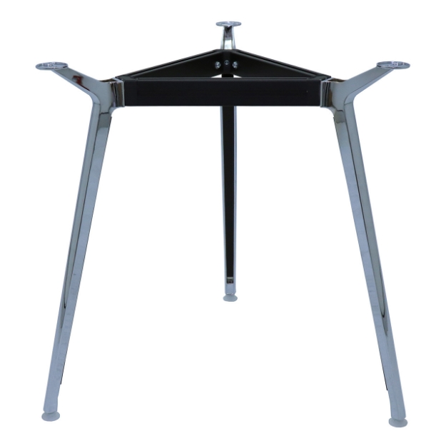 Picture of Rapid Air Round Meeting Table Frame - 750mm x 750mm x 705mm H Charcoal
