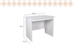 Picture of Redfern Simpleline Study Table 900 white