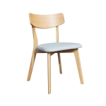 Picture of Oxley set of 2 Mint Blue and Oak Dining Chair