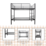 Picture of City King Single/King Single Bunk Bed (Black)
