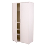 Picture of Full Door Cupboard Natural White - 45 D x 90 W x 180 H cm.