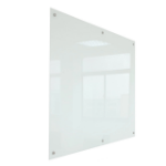Picture of Glass Writing Board with Chrome Fittings -1.5 D x 120 W x 90 H cm.  