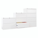 Picture of GO Heavy Duty 3 Drawer Lateral Filing Cabinet - Assembled 47.3 D x 90 W x 101.6 H cm.