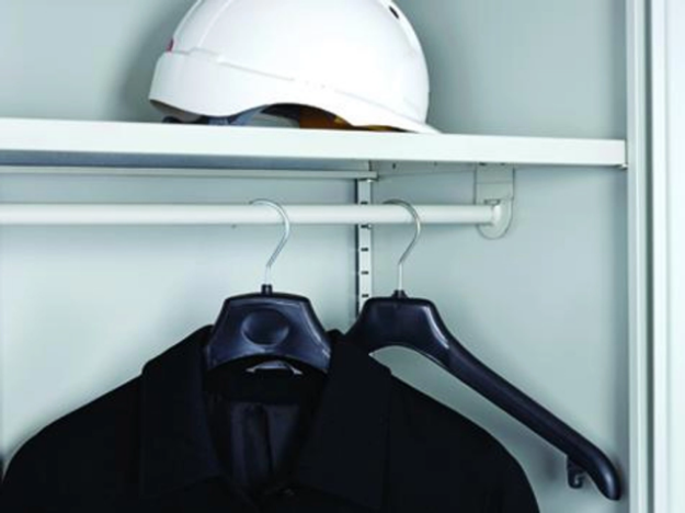 Picture of GO Top Shelf With Hanging Rail To Suit GO Heavy Duty Stationery Cupboards (SHELF with RAIL ONLY)