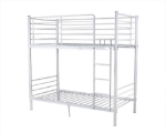 Picture of City Single/Single Bunk Bed (White) 