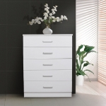 Picture of HEQS 5 Drawers Chest-White