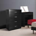 Picture of Redfern 4 Drawers Chest - Black